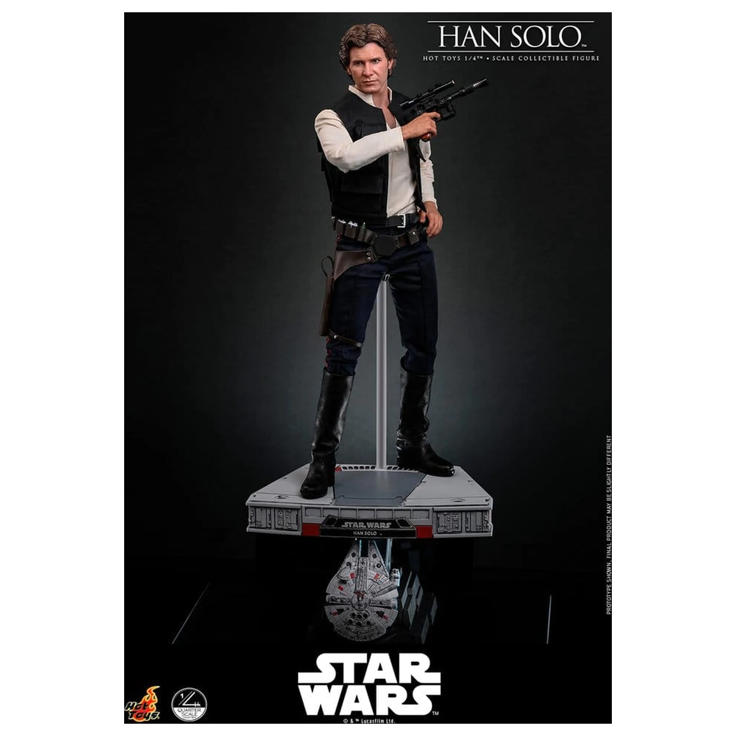 Star Wars Episode IV akcijska figura 1/4 Han Solo 46 cm fotografija izdelka