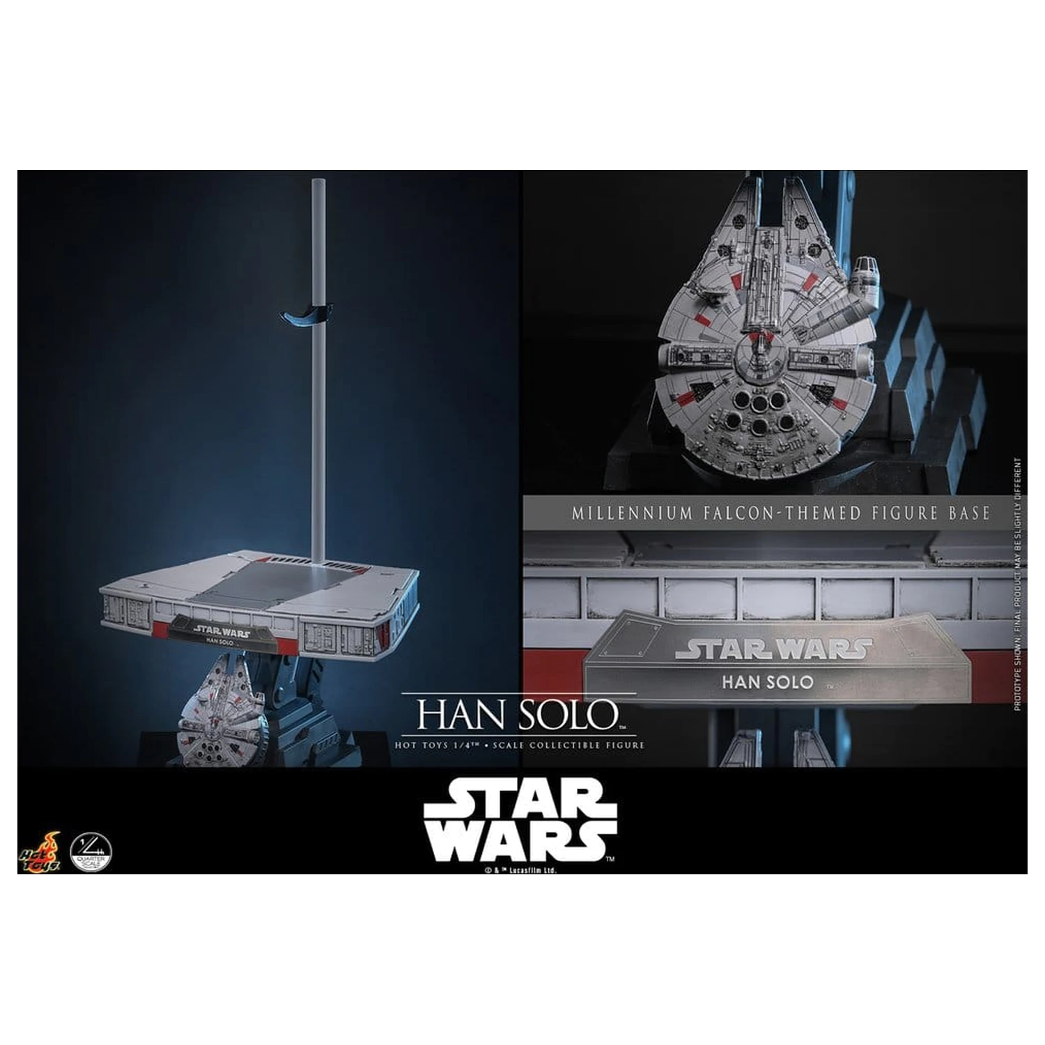 Star Wars Episode IV akcijska figura 1/4 Han Solo 46 cm fotografija izdelka