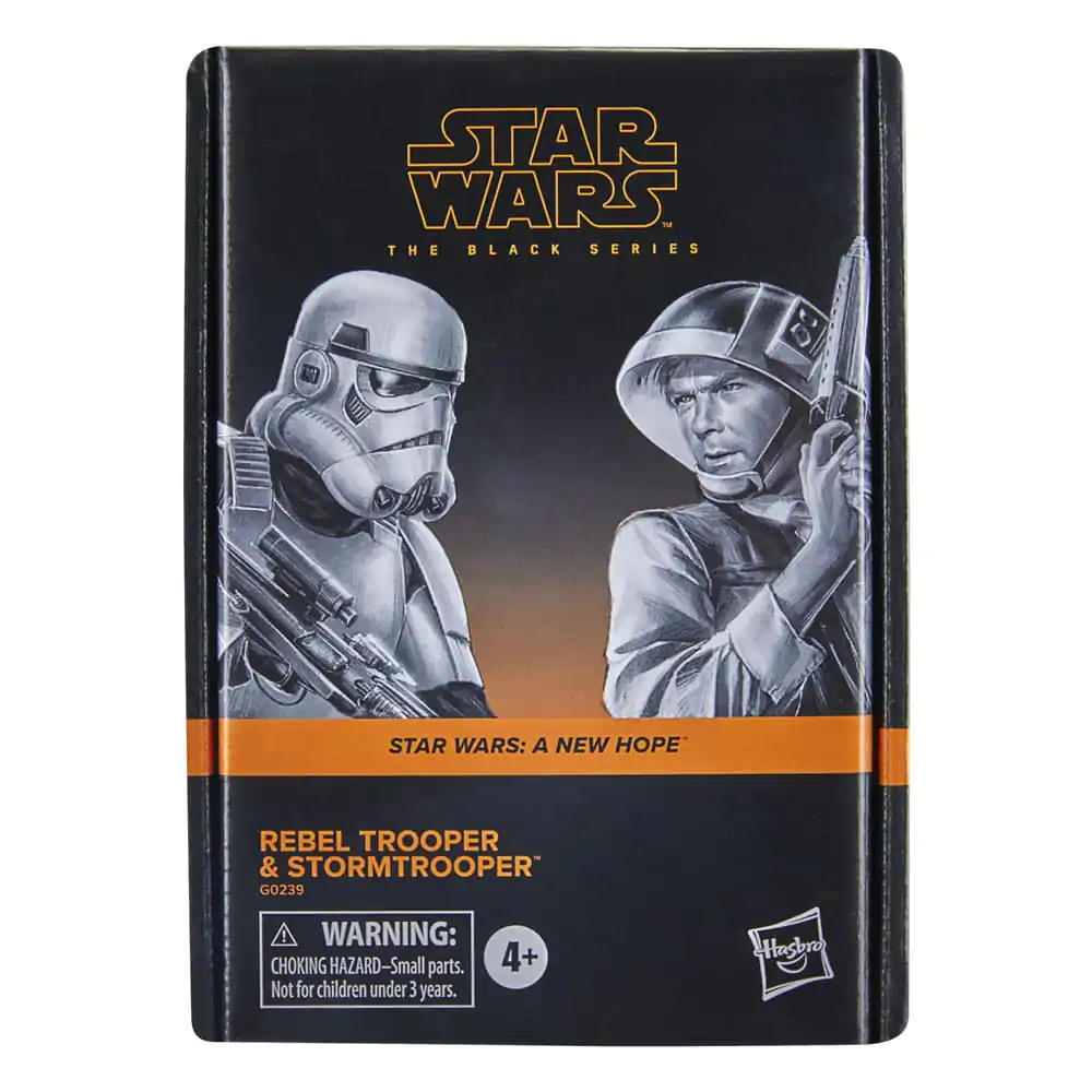 Star Wars Episode IV Black Series akcijska figura 2-Pack Rebel Trooper & Stormtrooper 15 cm fotografija izdelka