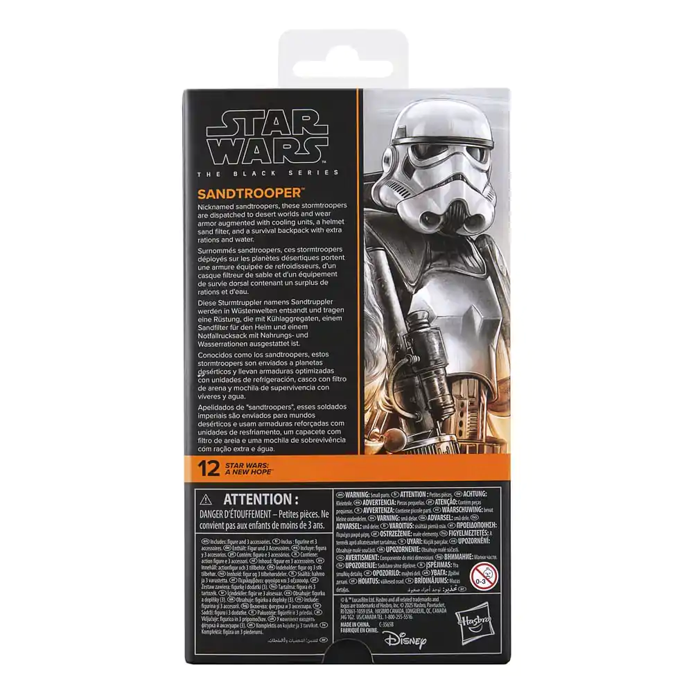 Star Wars Episode IV Black Series Akcijska figura Sandtrooper 15 cm fotografija izdelka