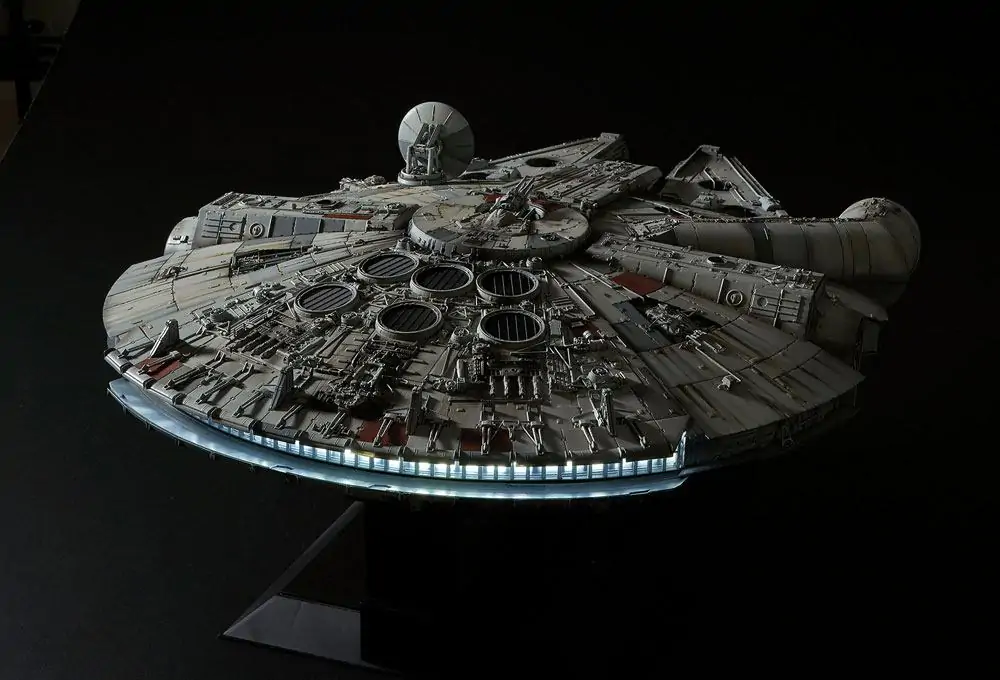 Star Wars Episode IV Perfect Grade plastični model komplet 1/72 Millennium Falcon 48 cm fotografija izdelka