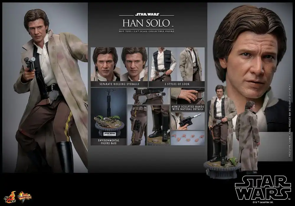 Star Wars: Episode VI akcijska figura 1/6 Han Solo 30 cm fotografija izdelka