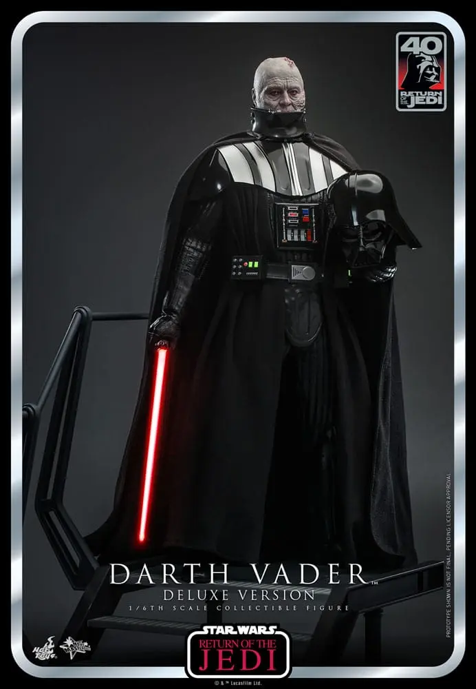 Star Wars: Episode VI 40th Anniversary akcijska figura 1/6 Darth Vader Deluxe različica 35 cm fotografija izdelka