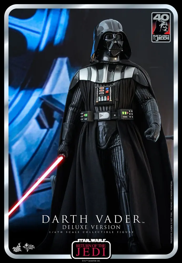 Star Wars: Episode VI 40th Anniversary akcijska figura 1/6 Darth Vader Deluxe različica 35 cm fotografija izdelka