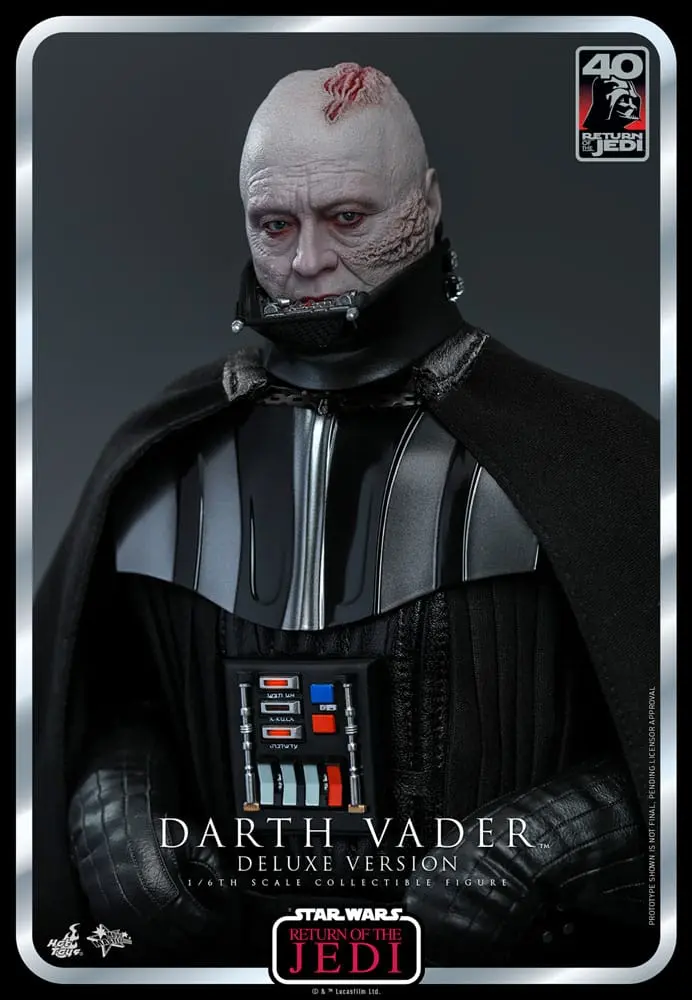 Star Wars: Episode VI 40th Anniversary akcijska figura 1/6 Darth Vader Deluxe različica 35 cm fotografija izdelka