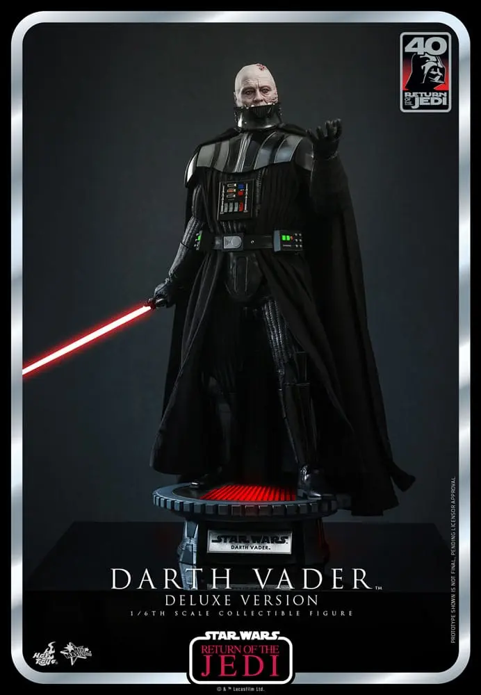 Star Wars: Episode VI 40th Anniversary akcijska figura 1/6 Darth Vader Deluxe različica 35 cm fotografija izdelka