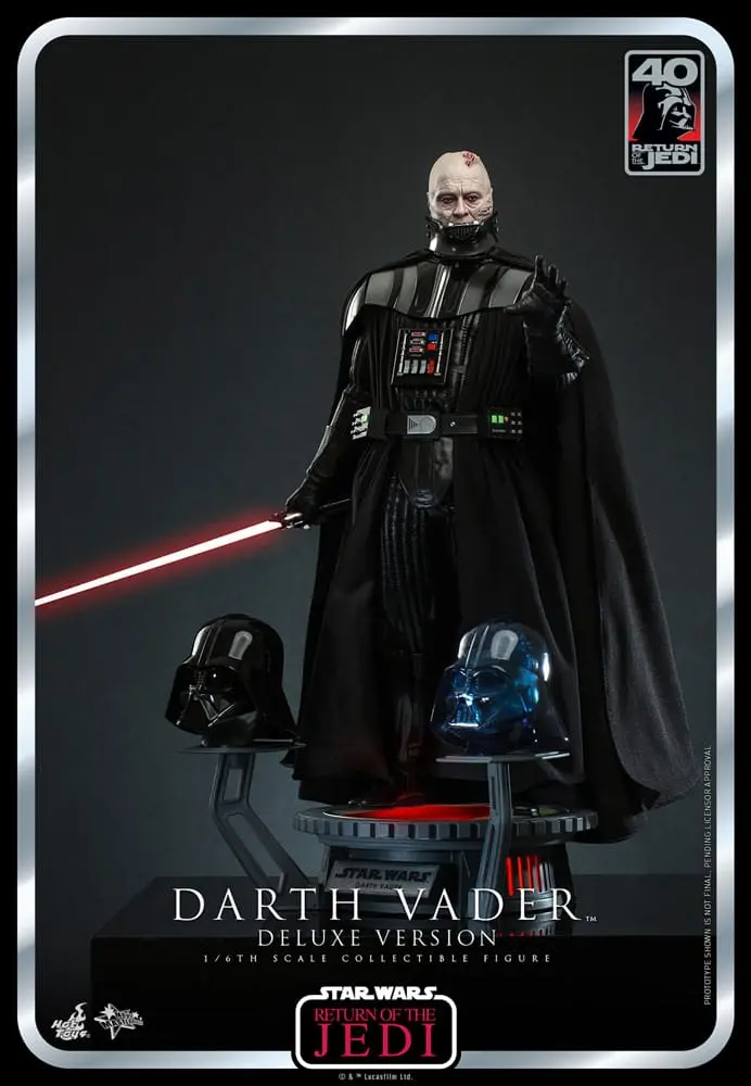 Star Wars: Episode VI 40th Anniversary akcijska figura 1/6 Darth Vader Deluxe različica 35 cm fotografija izdelka