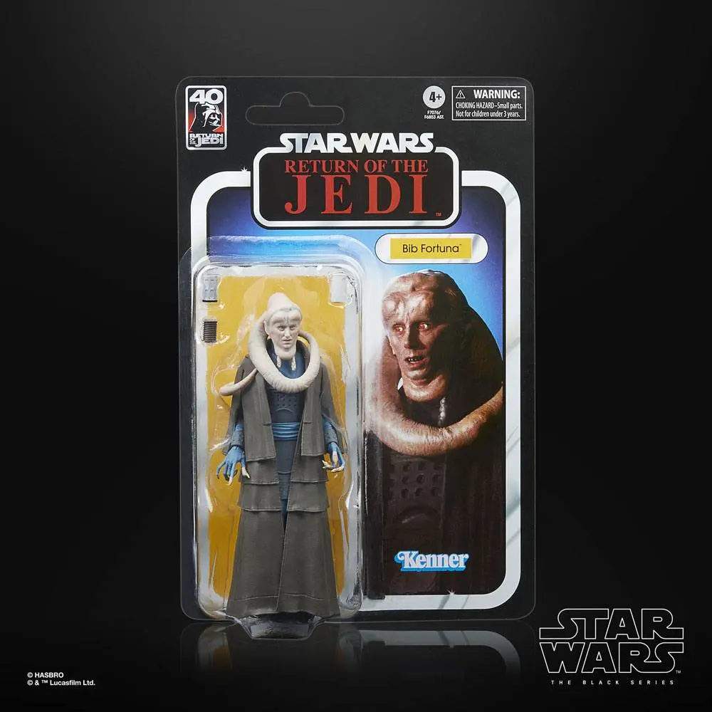 Star Wars Episode VI 40th Anniversary Black Series akcijska figura Bib Fortuna 15 cm fotografija izdelka