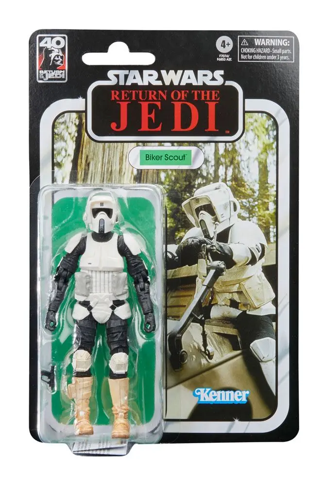 Star Wars Episode VI 40th Anniversary Black Series akcijska figura Biker Scout 15 cm fotografija izdelka