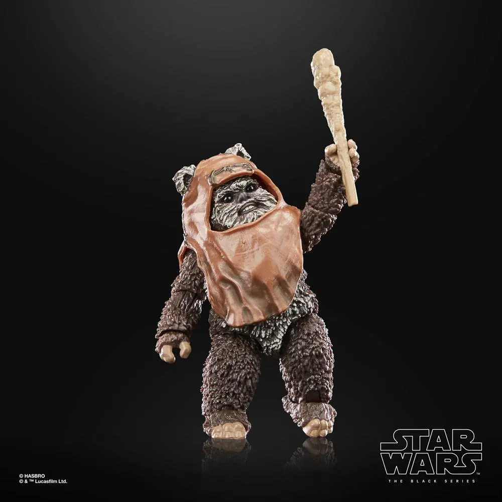 Star Wars Episode VI 40th Anniversary Black Series Akcijska Figura Wicket 15 cm fotografija izdelka