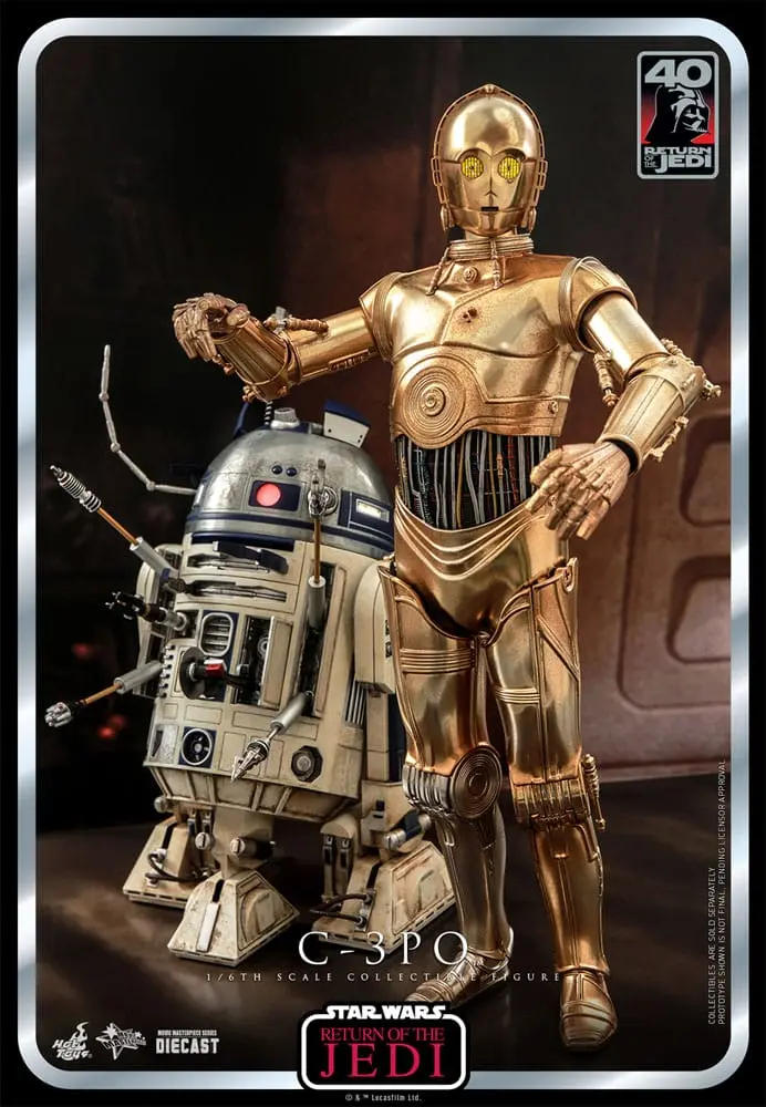 Star Wars: Episode VI 40th Anniversary Akcijska Figura 1/6 C-3PO 29 cm fotografija izdelka