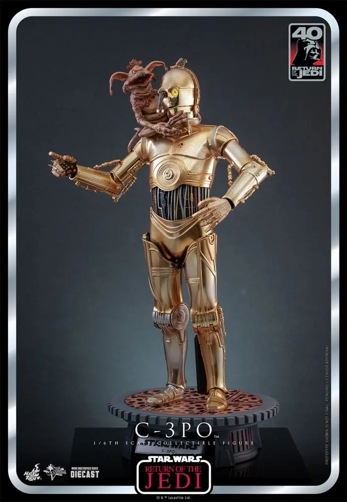 Star Wars: Episode VI 40th Anniversary Akcijska Figura 1/6 C-3PO 29 cm fotografija izdelka
