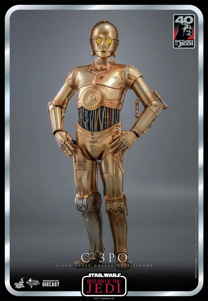 Star Wars: Episode VI 40th Anniversary Akcijska Figura 1/6 C-3PO 29 cm fotografija izdelka