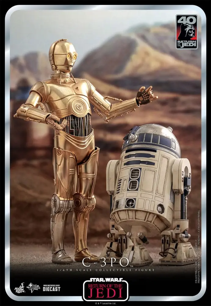 Star Wars: Episode VI 40th Anniversary Akcijska Figura 1/6 C-3PO 29 cm fotografija izdelka