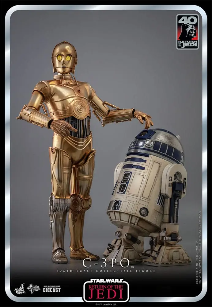 Star Wars: Episode VI 40th Anniversary Akcijska Figura 1/6 C-3PO 29 cm fotografija izdelka