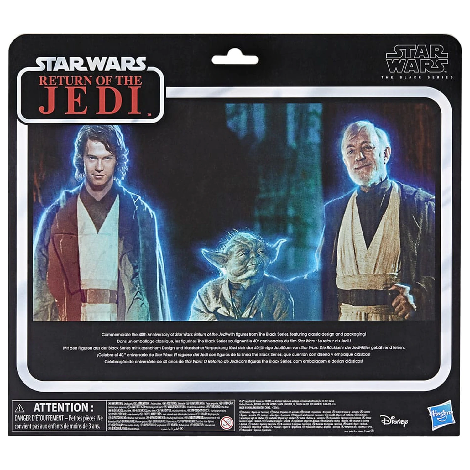 Star Wars Episode VI Black Series set akcijskih figur 3-paket Force Spirits 15 cm fotografija izdelka
