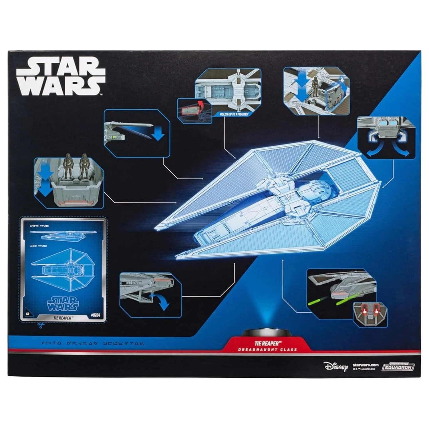 Star Wars Feature Vehicle Dreadnaught Class TIE Reaper Attack Lander 23 cm fotografija izdelka