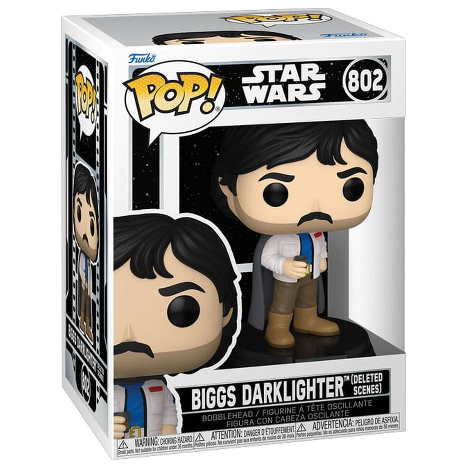 Star Wars Funko POP! Vinyl figurica z majajočo se glavo Biggs Darklighter (Deleted Scenes) 9 cm fotografija izdelka