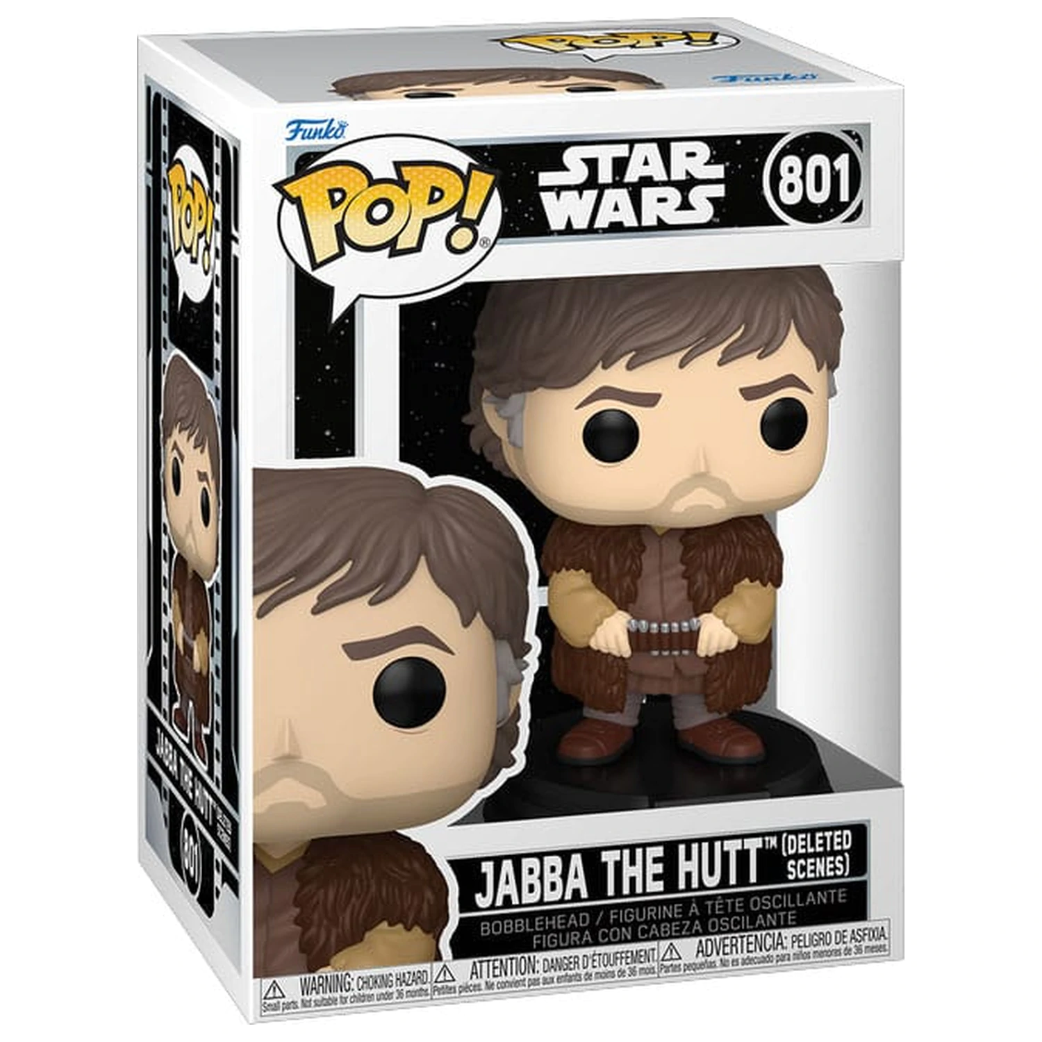 Star Wars Funko POP! Vinyl figurica z majajočo glavo Jabba the Hutt (Deleted Scenes) 9 cm fotografija izdelka