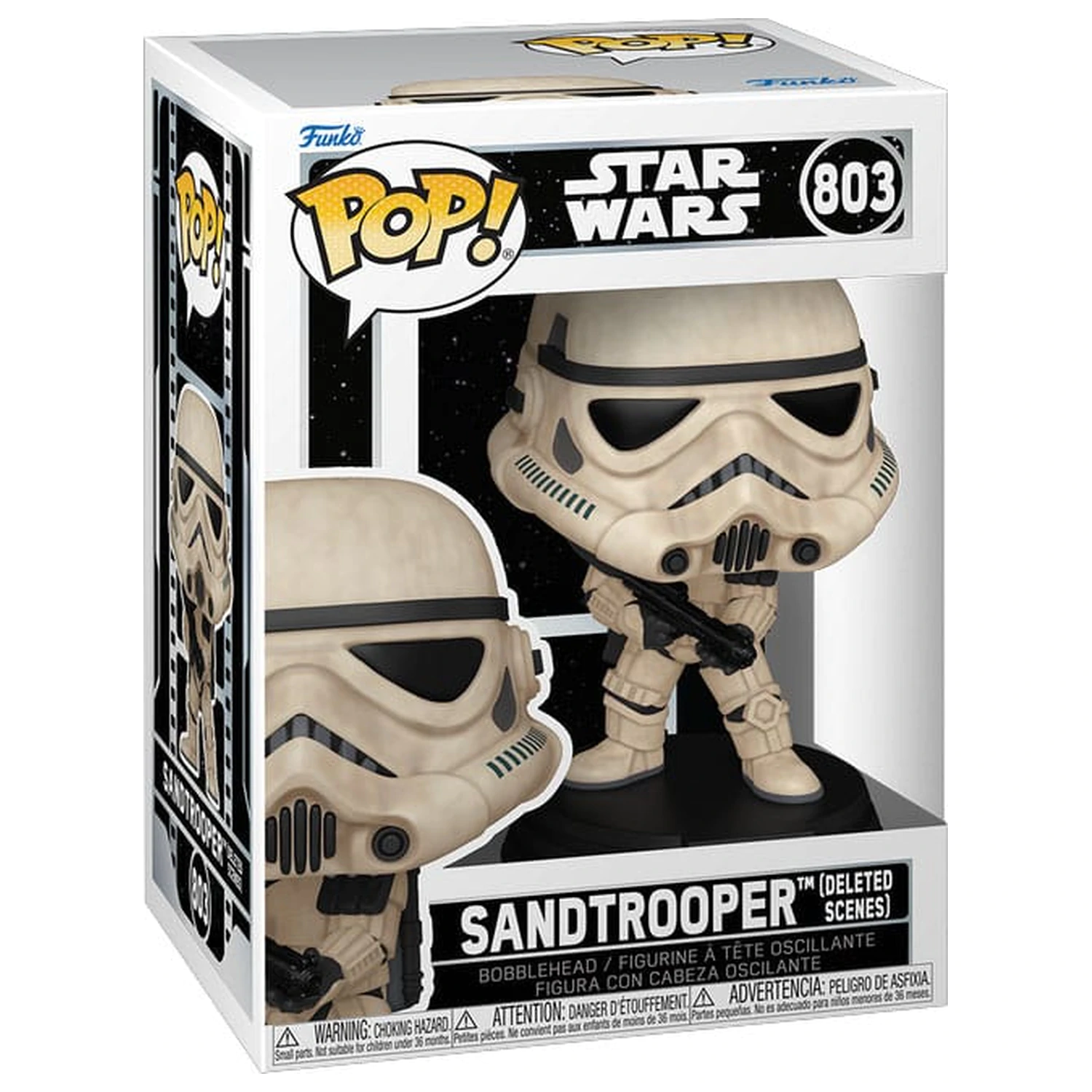 Star Wars Funko POP! Vinyl figurica z majajočo glavo Sandtrooper (Izbrisani prizori) 9 cm fotografija izdelka