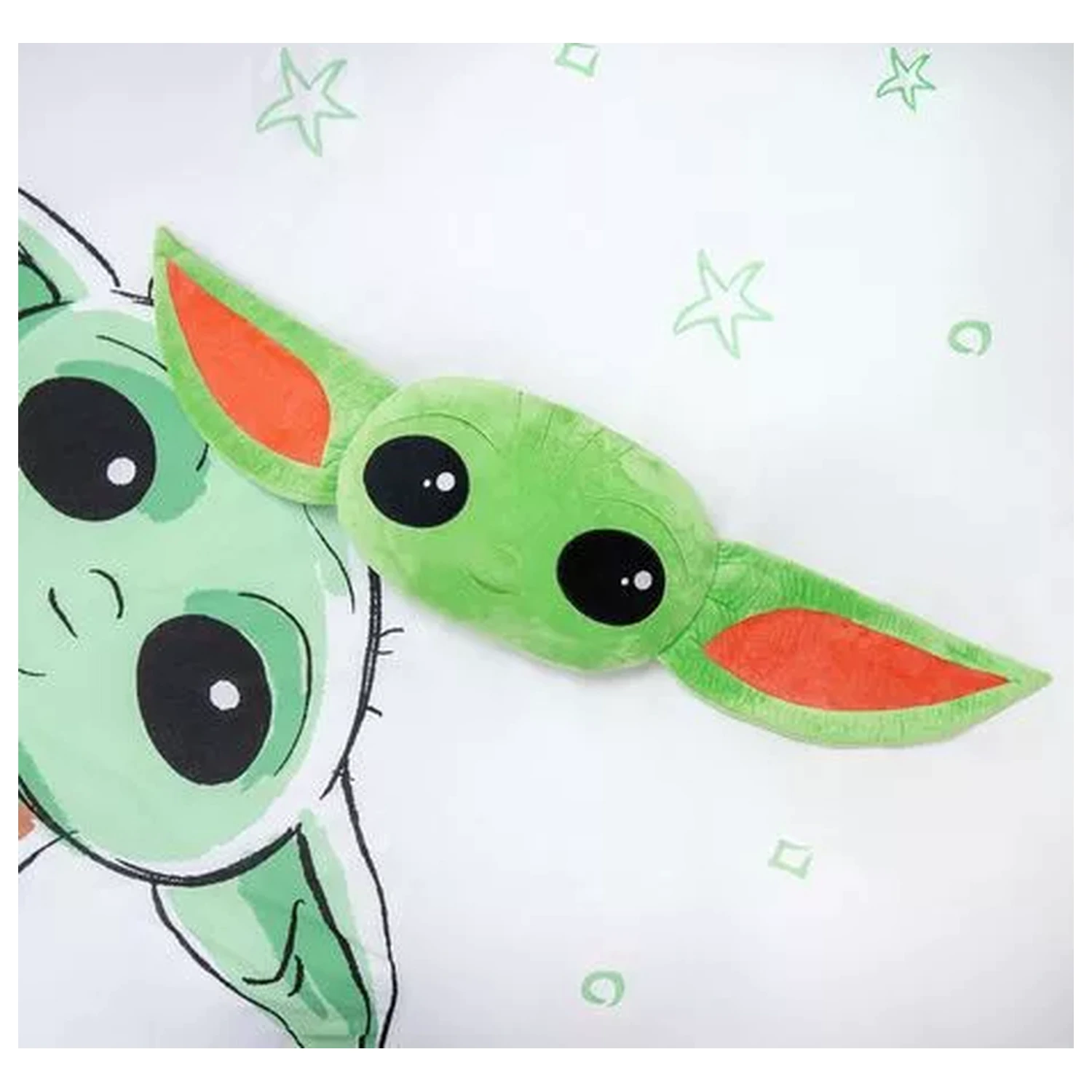 Star Wars Grogu 3D oblazinjen vzglavnik, dekorativna blazina 41 cm fotografija izdelka