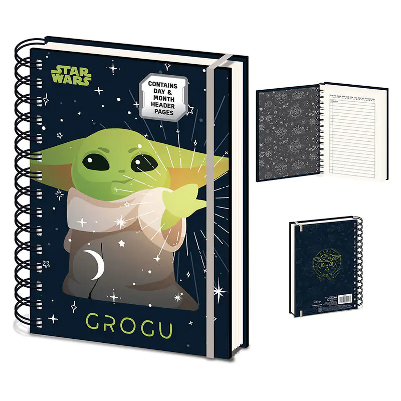 Star Wars Grogu A5 beležka fotografija izdelka