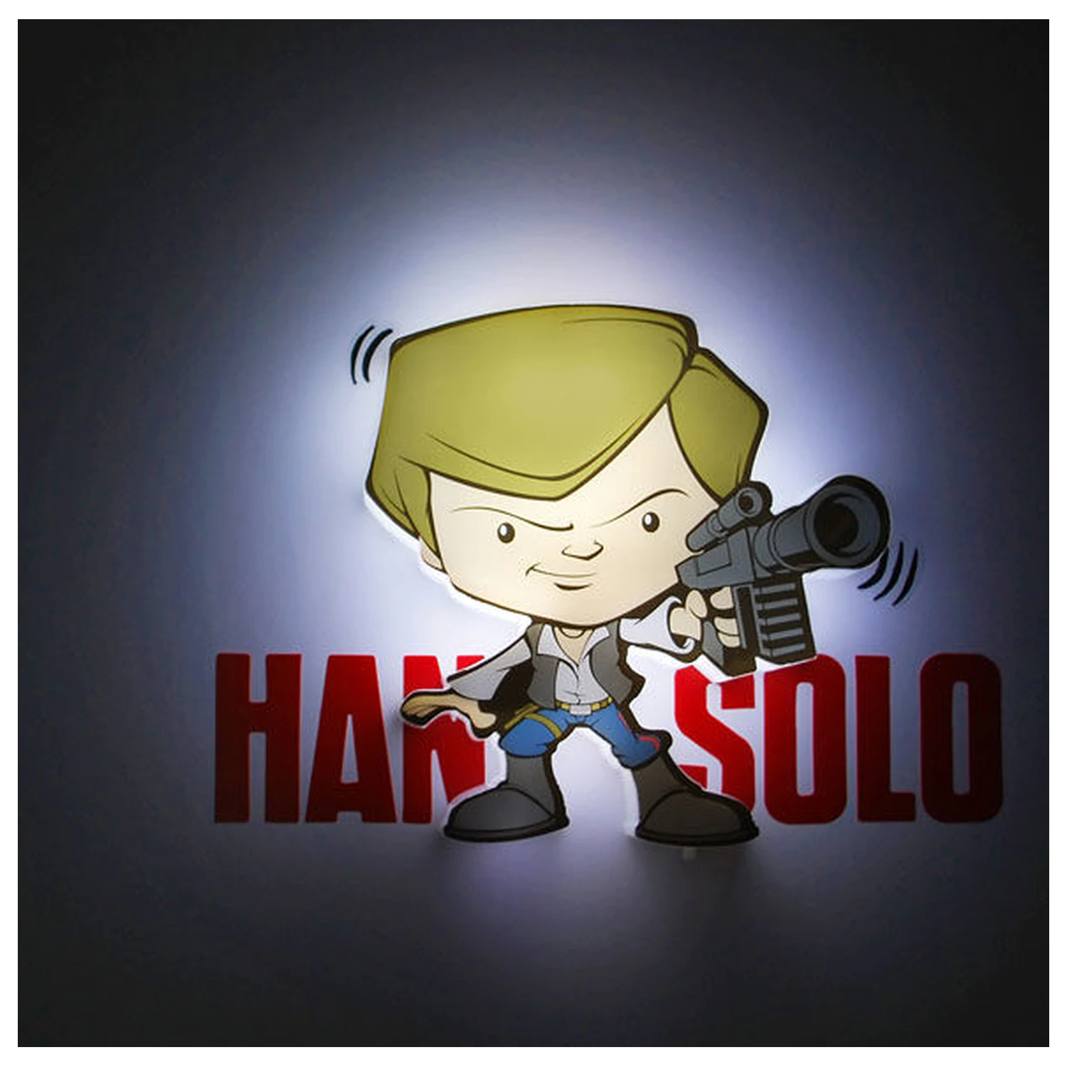 Star Wars Hans Solo 3D lučka FX mini svetilka fotografija izdelka