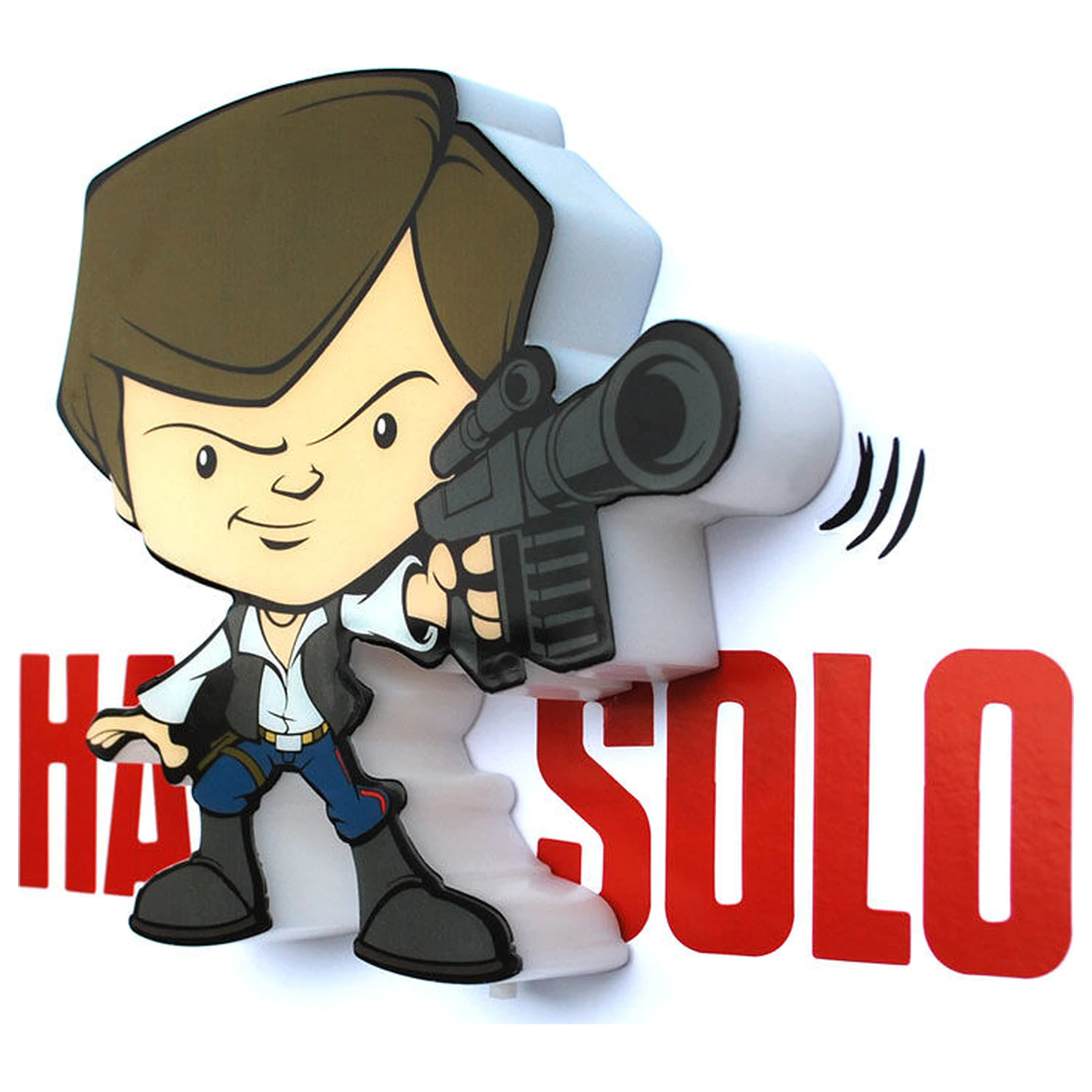 Star Wars Hans Solo 3D lučka FX mini svetilka fotografija izdelka