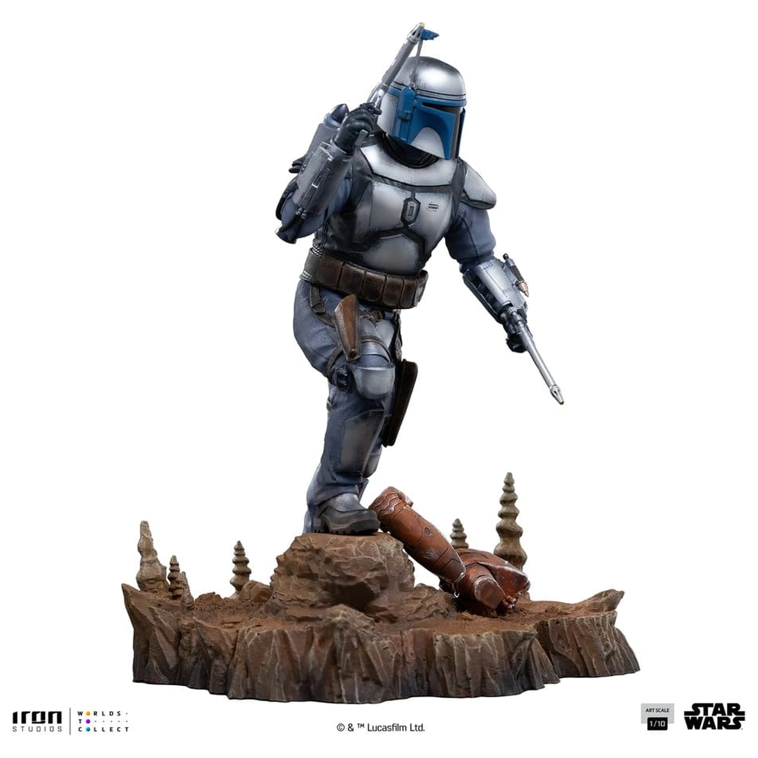 Star Wars Jango Fett Art Scale kip 1/10 Jango Fett fotografija izdelka