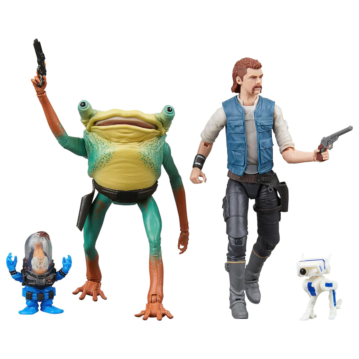 Star Wars Jedi Survivor Cal Kestis Turgle & Skoova Stev blister 2 figur 15 cm fotografija izdelka
