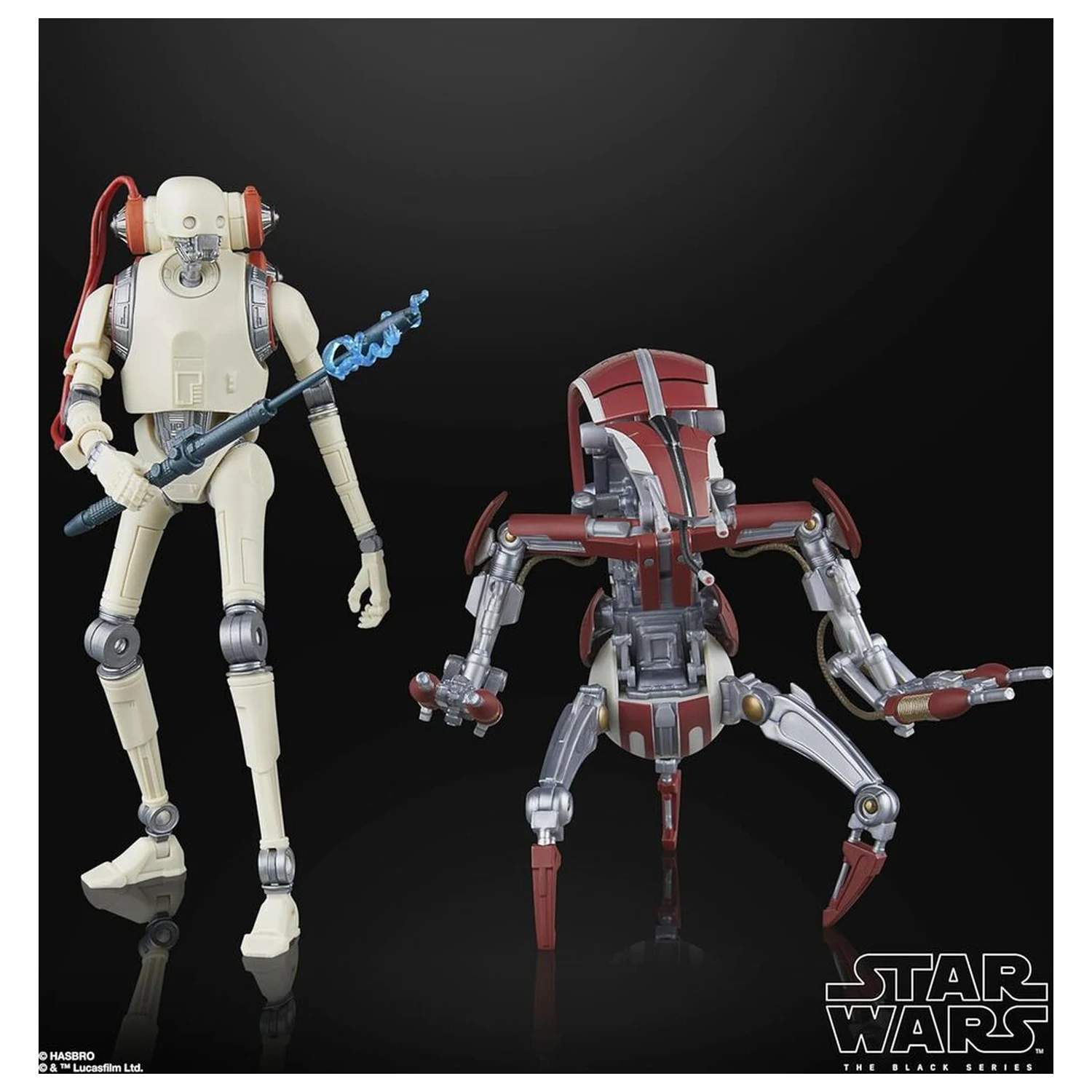Star Wars Jedi Survivor KX varnostni Droid Enforcer in Droideka komplet 2 figur 15cm fotografija izdelka