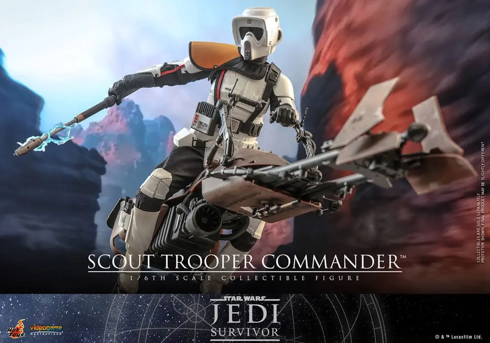 Star Wars: Jedi Survivor Videogame Masterpiece akcijska figura 1/6 Scout Trooper Commander 30 cm fotografija izdelka