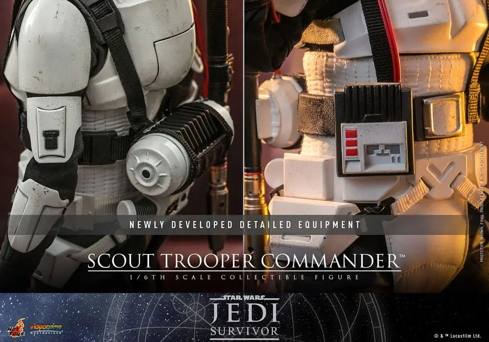 Star Wars: Jedi Survivor Videogame Masterpiece akcijska figura 1/6 Scout Trooper Commander 30 cm fotografija izdelka