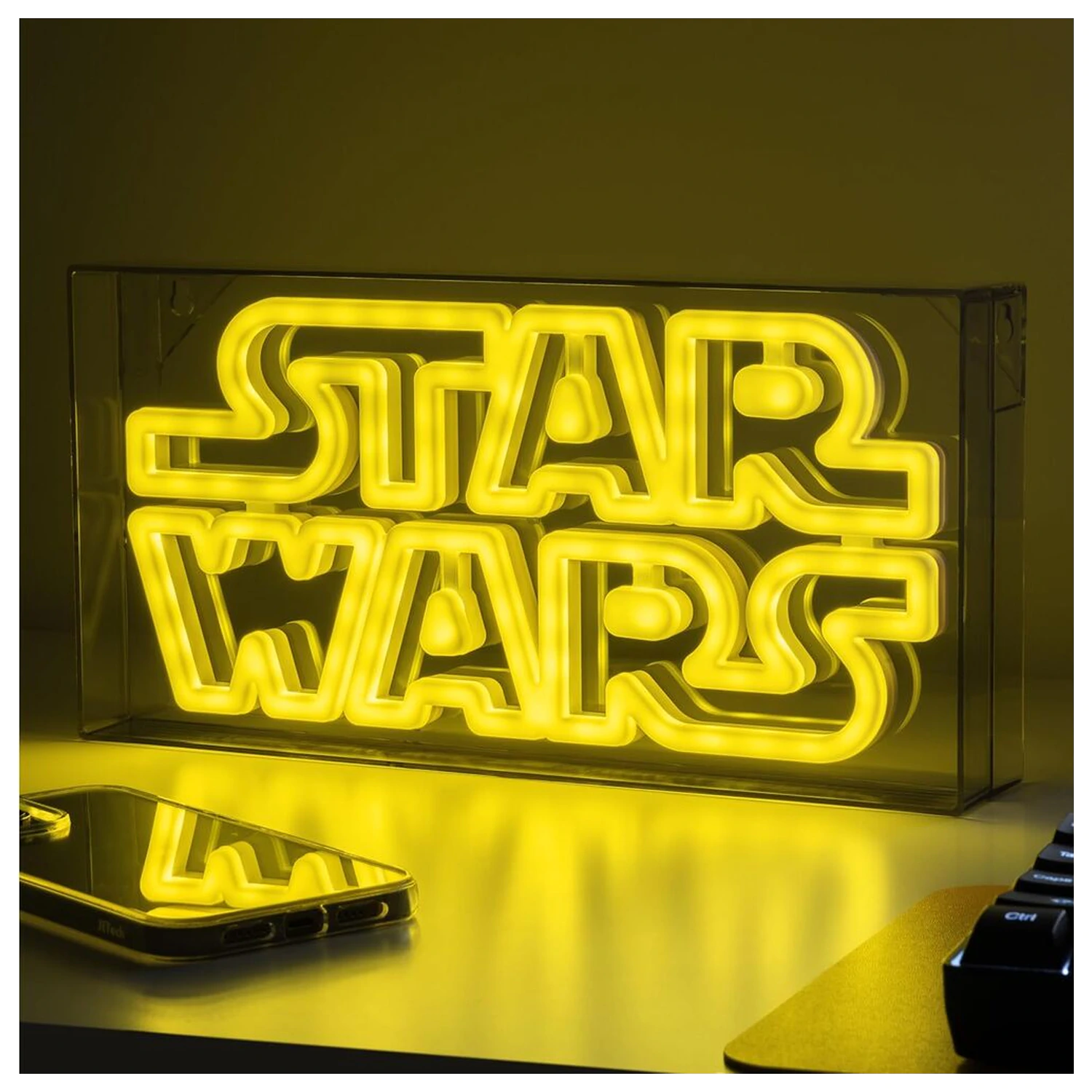 Star Wars LED Neon svetilka fotografija izdelka