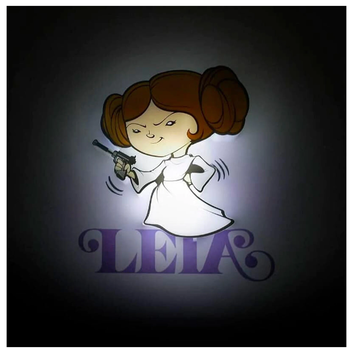 Star Wars Leia 3D Light FX mini svetilka fotografija izdelka