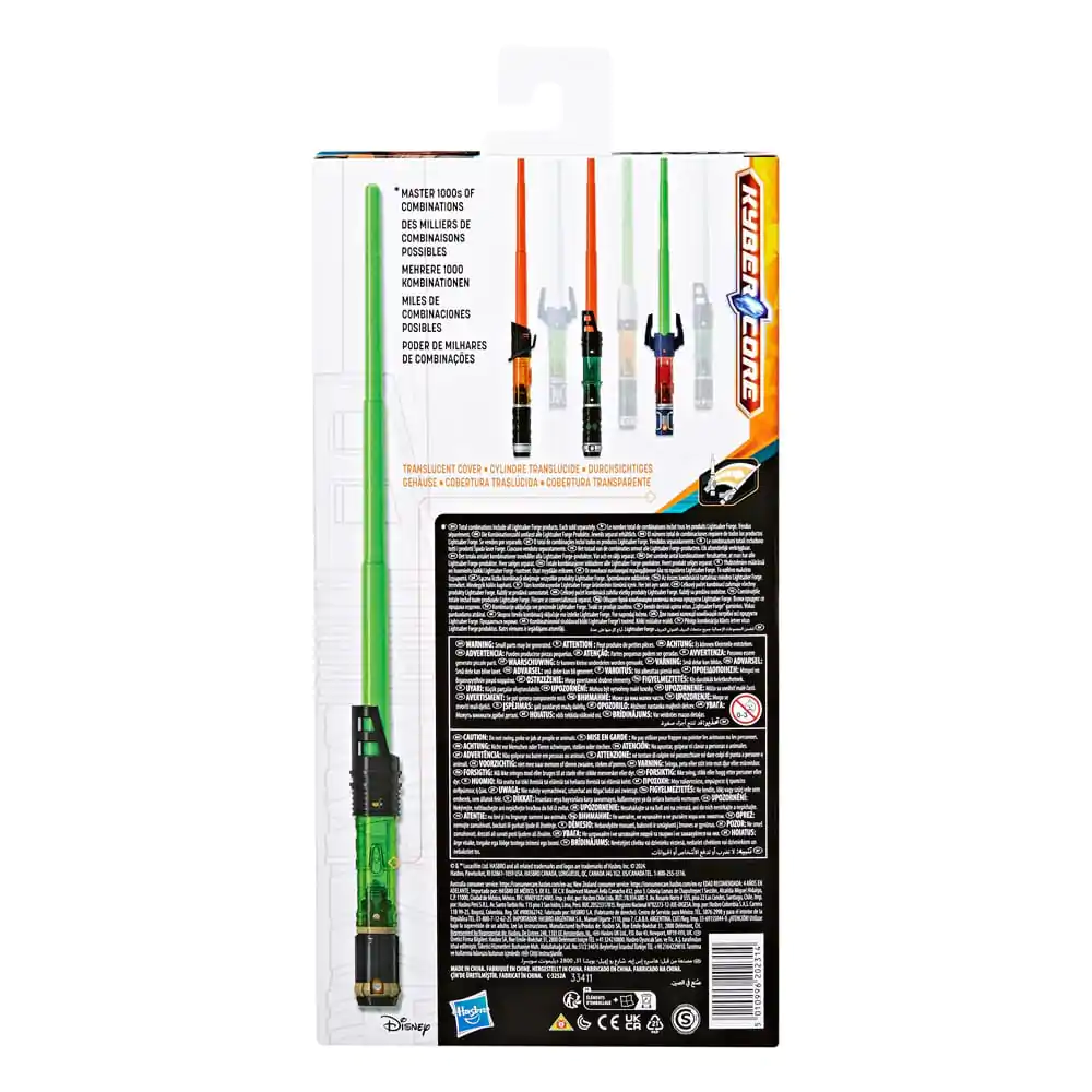 Star Wars Lightsaber Forge Kyber Core replika svetlobnega meča za igranje vlog Luke Skywalker fotografija izdelka