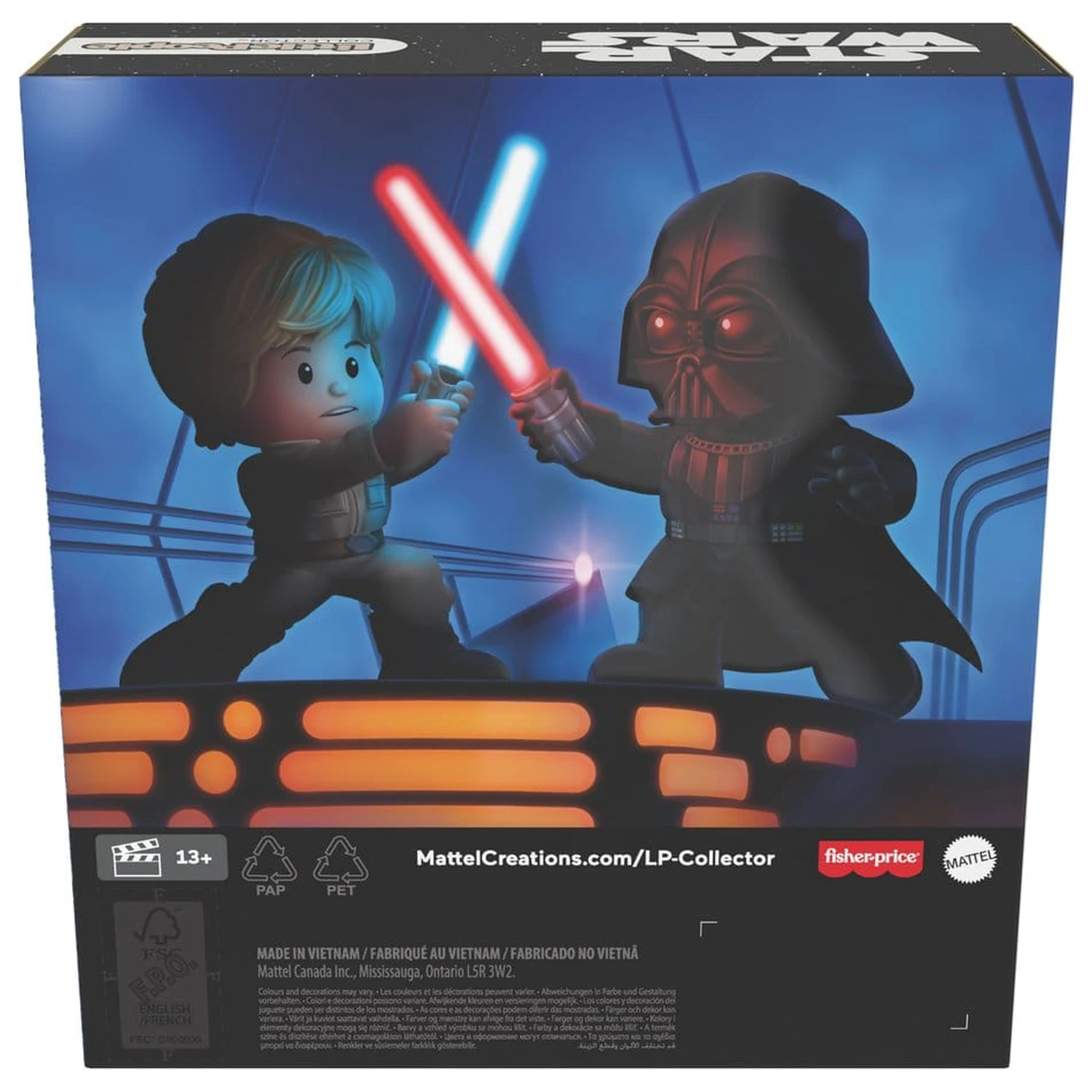 Star Wars Little People Collector Mini figura 2-paket I Am Your Father 7 cm fotografija izdelka