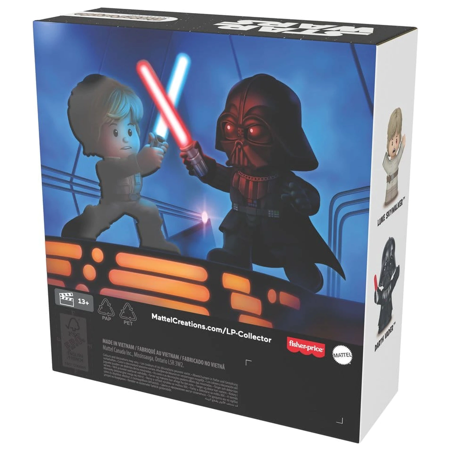 Star Wars Little People Collector Mini figura 2-paket I Am Your Father 7 cm fotografija izdelka