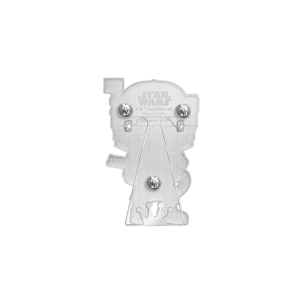 Star Wars Loungefly POP! Emajliran Pin Težka Oklep Mando 10 cm fotografija izdelka