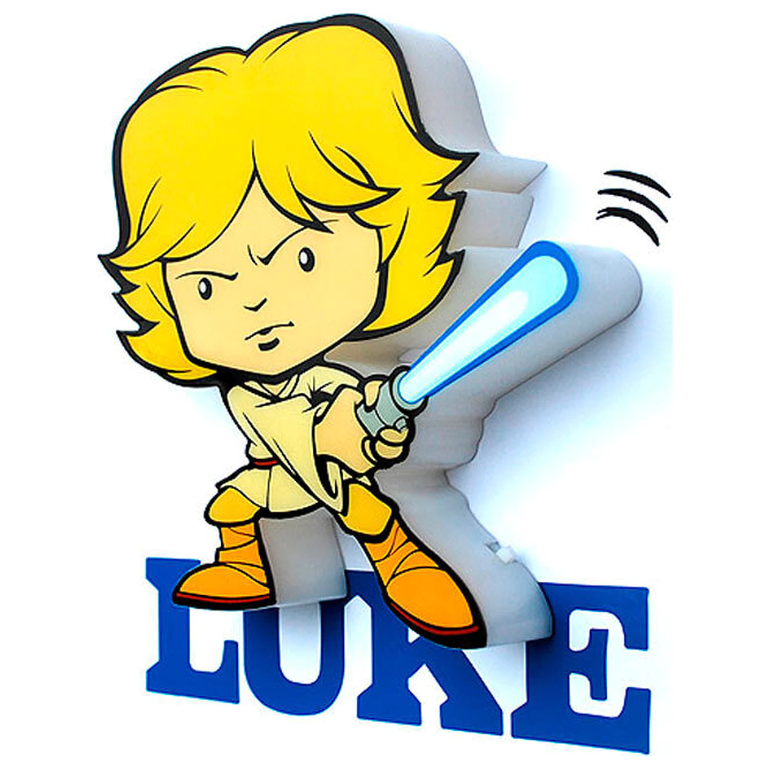 Star Wars Luke Skywalker 3D Svetlobna FX mini svetilka fotografija izdelka