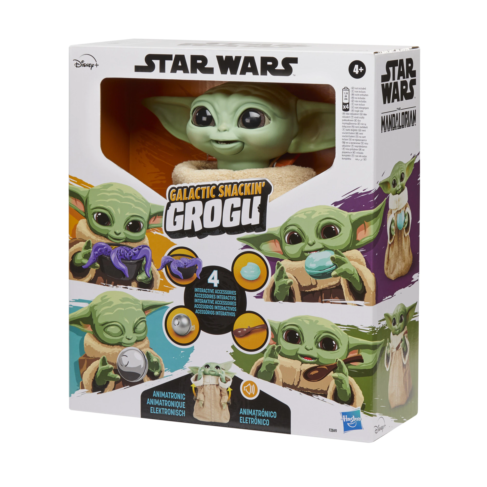 Star Wars The Mandalorian Interaktivna Figura Galactic Snackin´ Grogu 23 cm fotografija izdelka