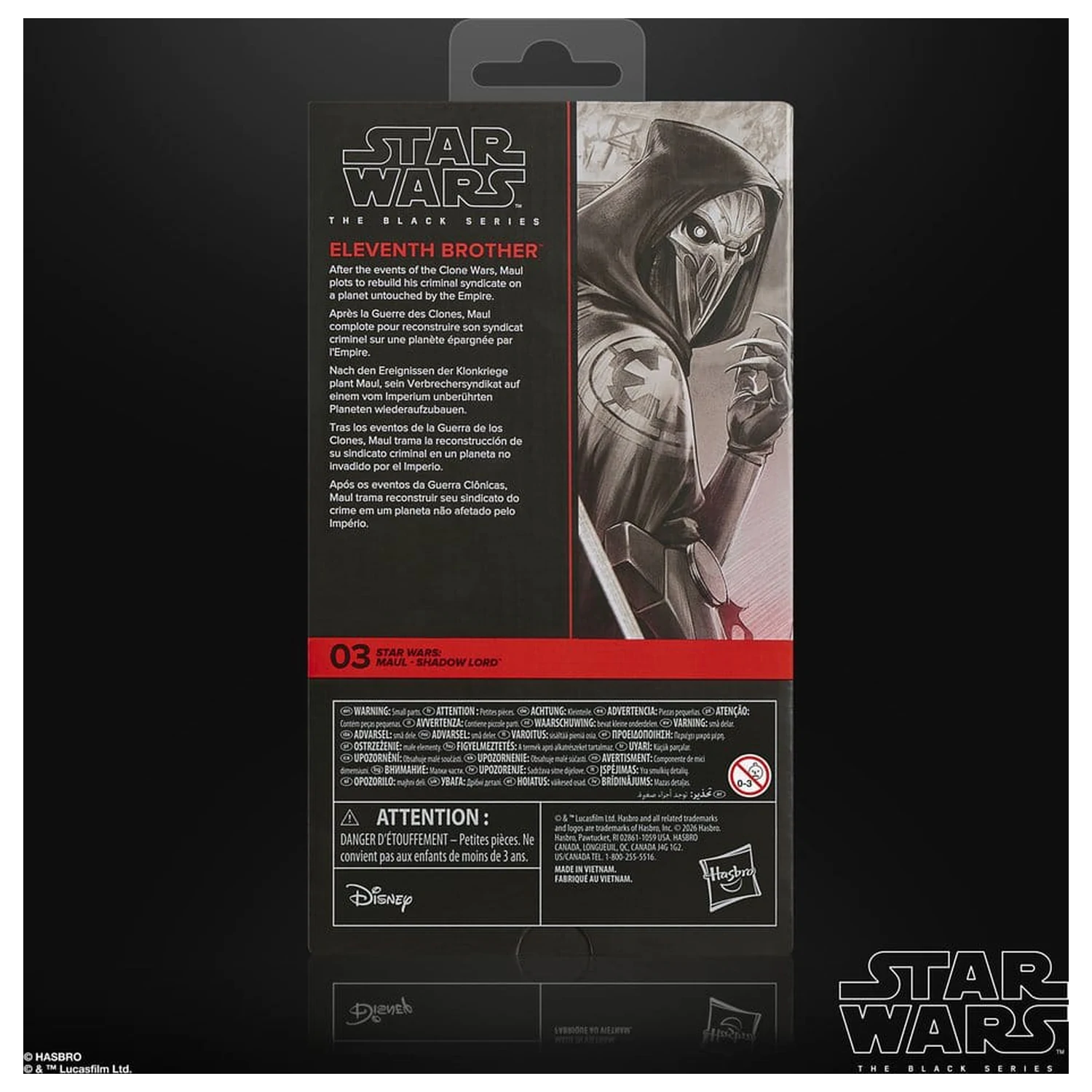 Star Wars: Maul - Shadow Lord Black Series akcijska figura Eleventh Brother 15 cm fotografija izdelka