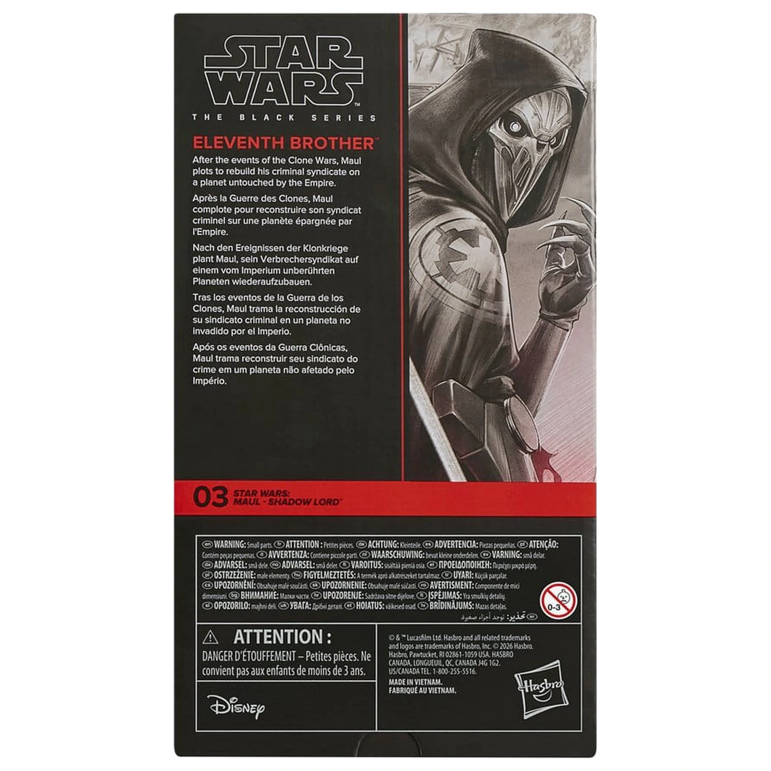 Star Wars: Maul - Shadow Lord Black Series akcijska figura Eleventh Brother 15 cm fotografija izdelka