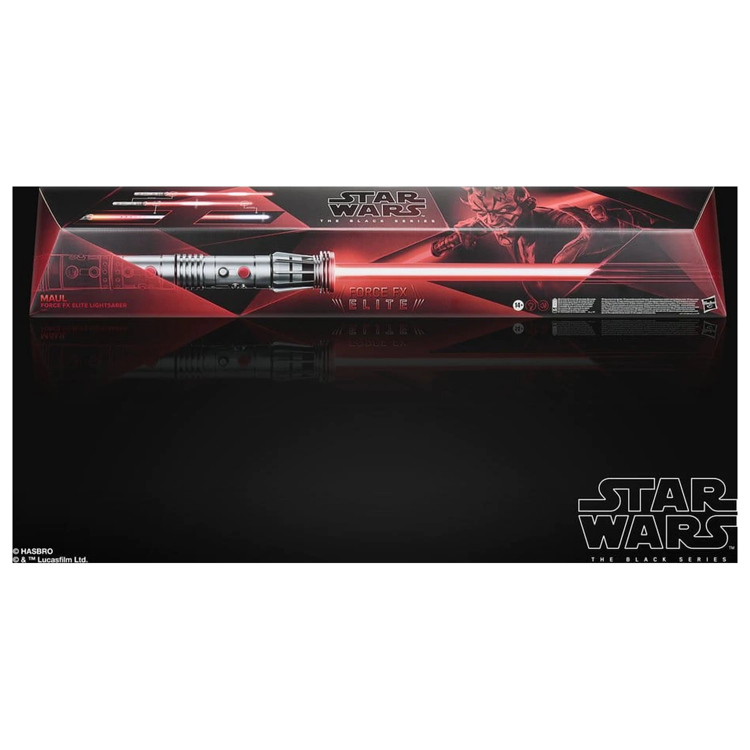 Star Wars: Maul - Shadow Lord Black Series Replica Force FX Elite svetlobni meč Maul fotografija izdelka