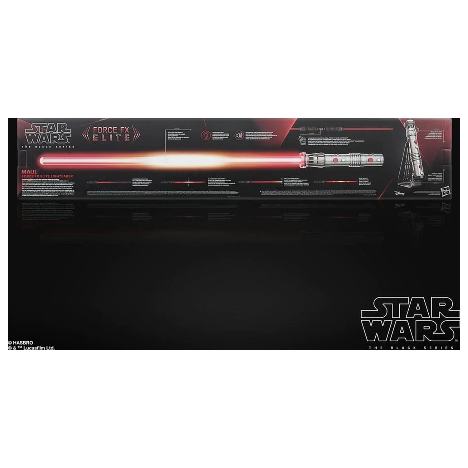 Star Wars: Maul - Shadow Lord Black Series Replica Force FX Elite svetlobni meč Maul fotografija izdelka