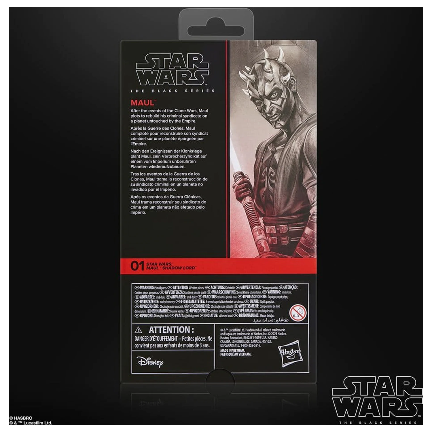 Star Wars: Maul - Shadow Lord Black Series akcijska figura Maul 15 cm fotografija izdelka