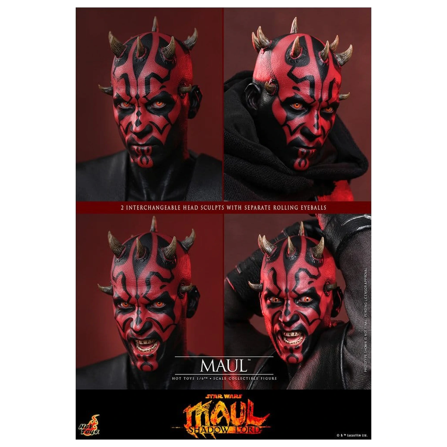 Star Wars: Maul - Shadow Lord Television Masterpiece Akcijska figura 1/6 Maul 29 cm fotografija izdelka