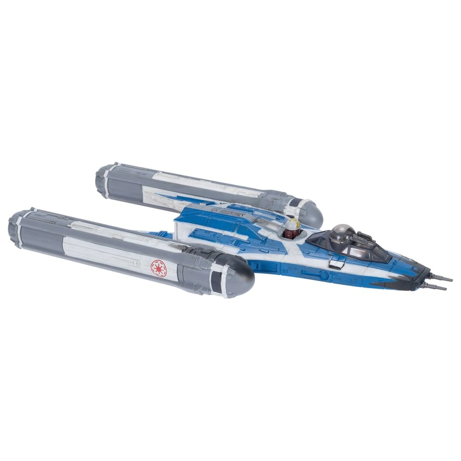 Star Wars Srednje vozilo in figura BTL-B Y-wing in Ahsoka in R7-A7 fotografija izdelka