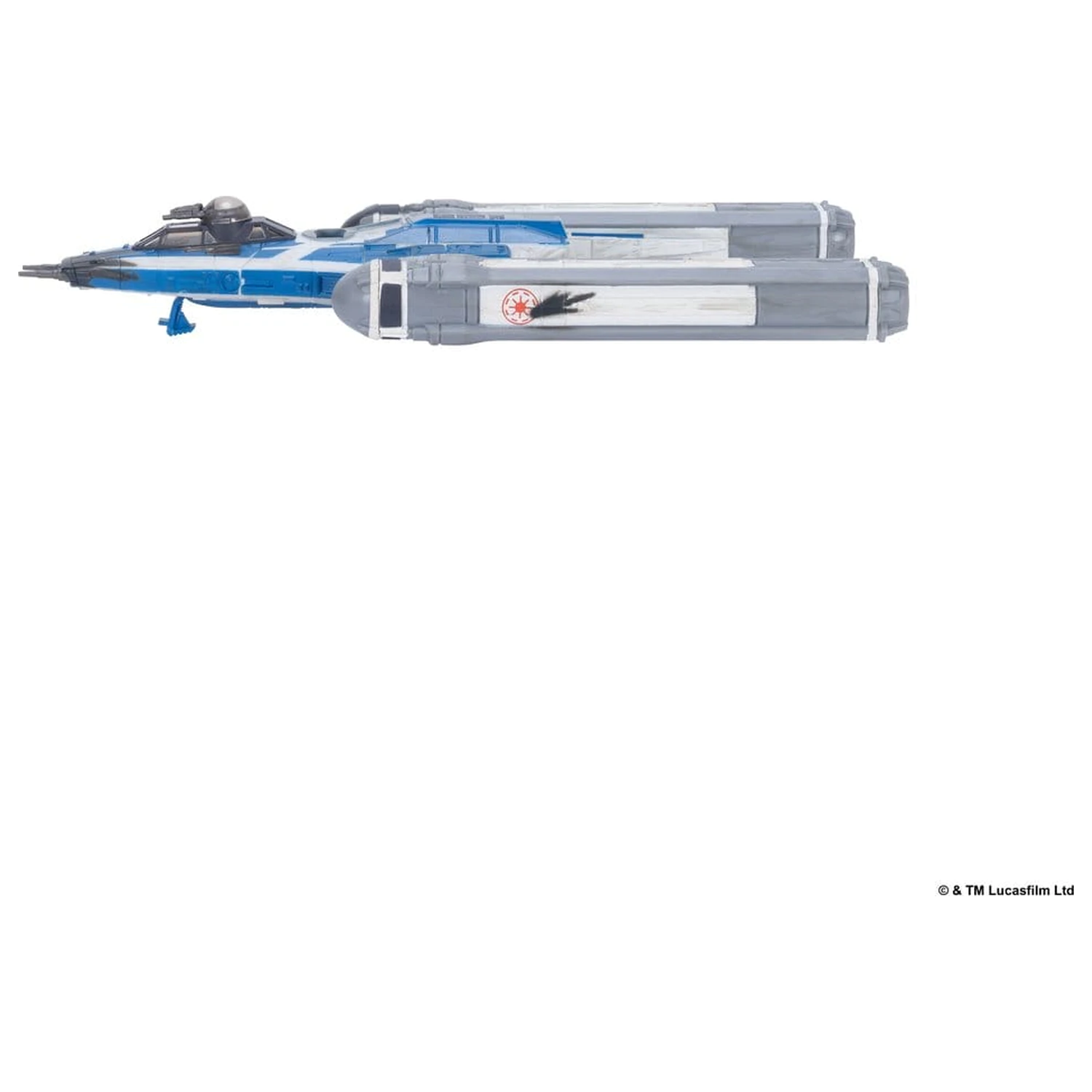Star Wars Srednje vozilo in figura BTL-B Y-wing in Ahsoka in R7-A7 fotografija izdelka
