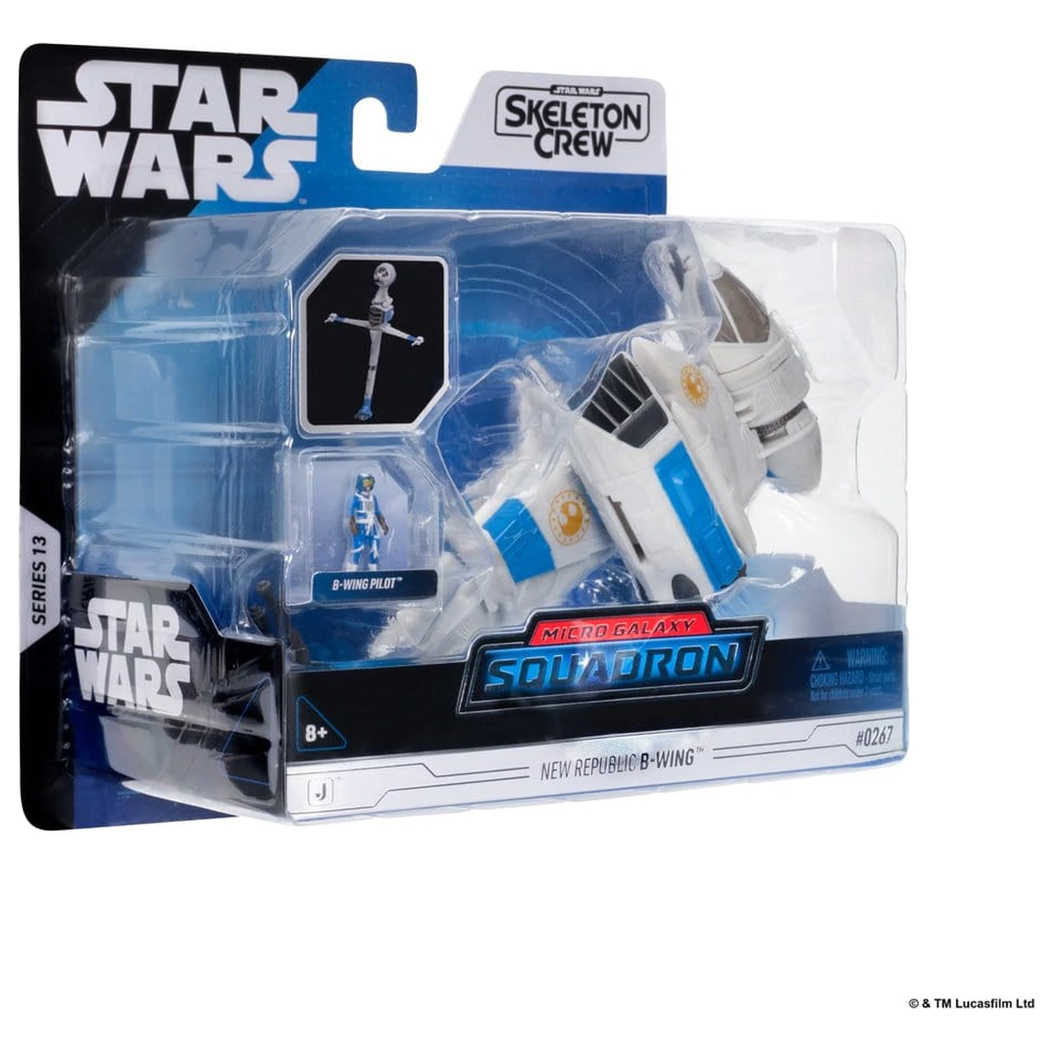 Star Wars srednje vozilo & figura New Republic B-wing & B-Wing Pilot fotografija izdelka